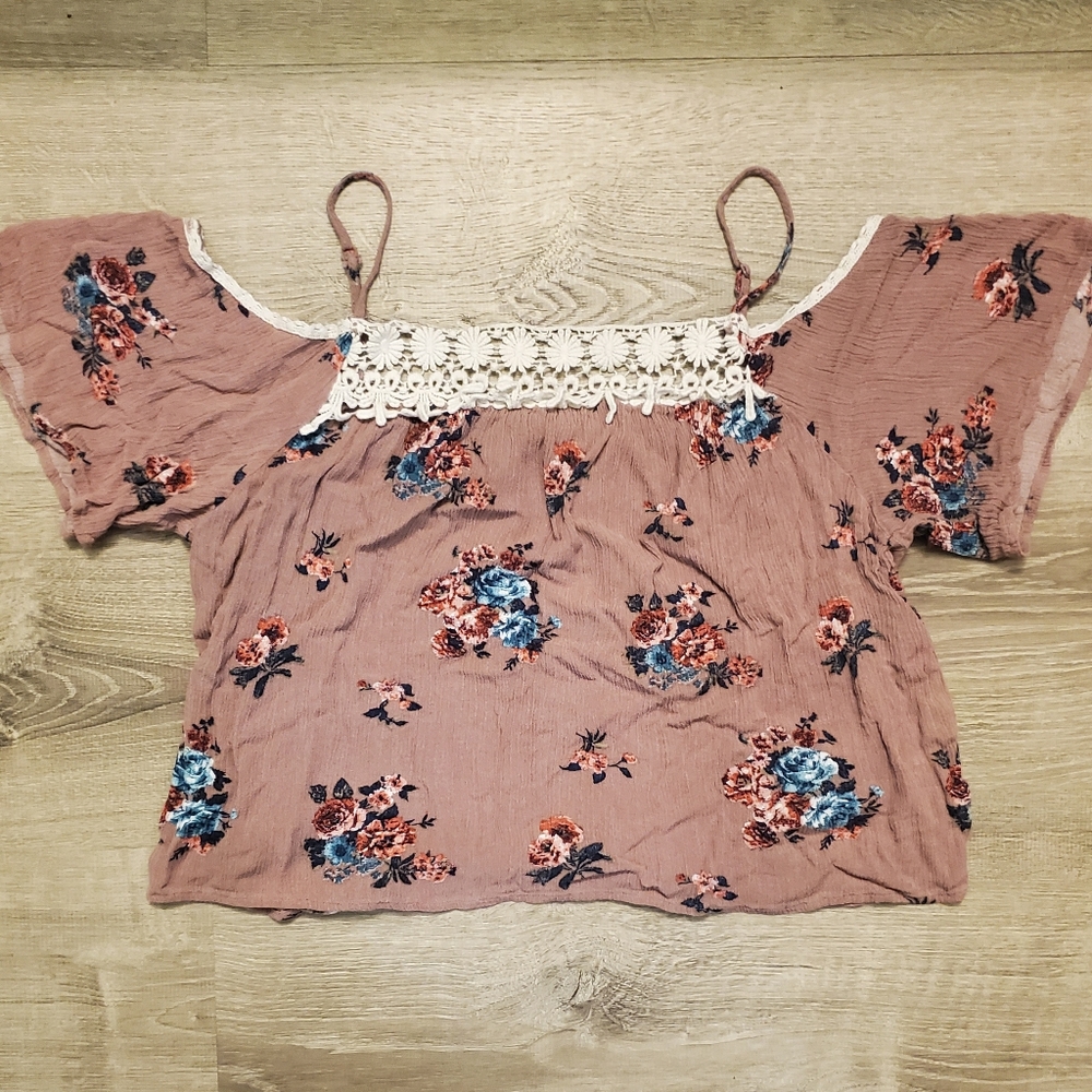 Floral crop top